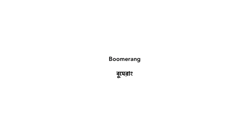 Boomerang Jeet Bengali Movie